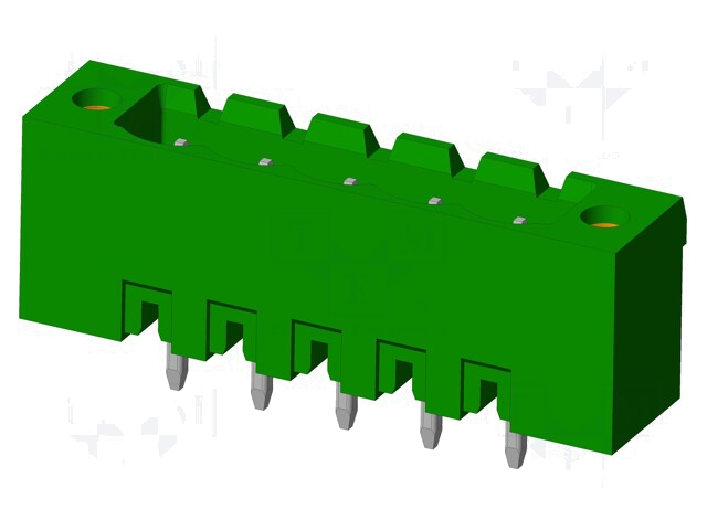 Connector: ontkoppelbare terminal strip; contact; mannelijk Connector: ontkoppelbare terminal strip; contact; mannelijk